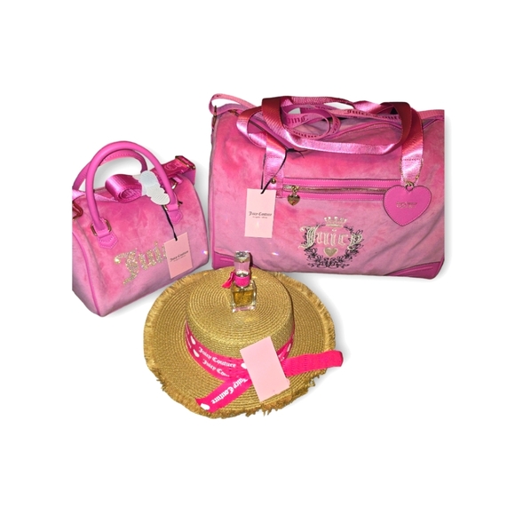 Juicy Couture Handbags - Juicy Couture Pink Vibes 4 piece bundle